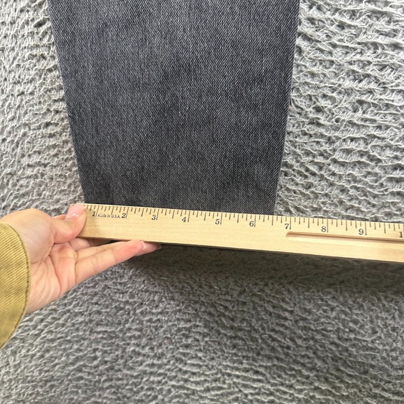 Urban Outfitters BDG Jeans Womens 27x29 Gray Cotton Denim Mom Tapered Workwear - Picture 9 of 10